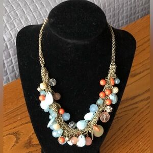Beaded Cluster Necklace